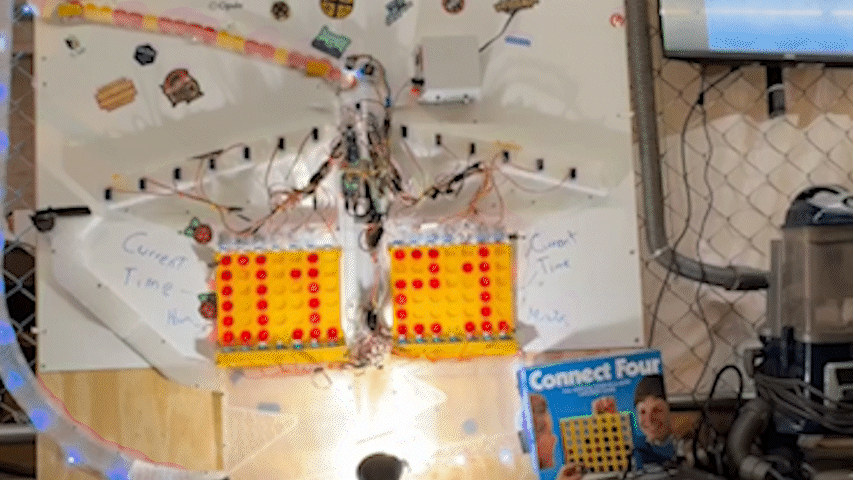 Connect 4 Clock demo